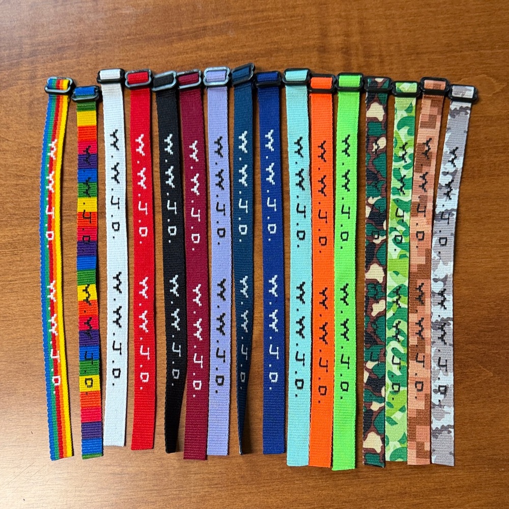 Colorful W.W.J.D Bracelet Set of 16